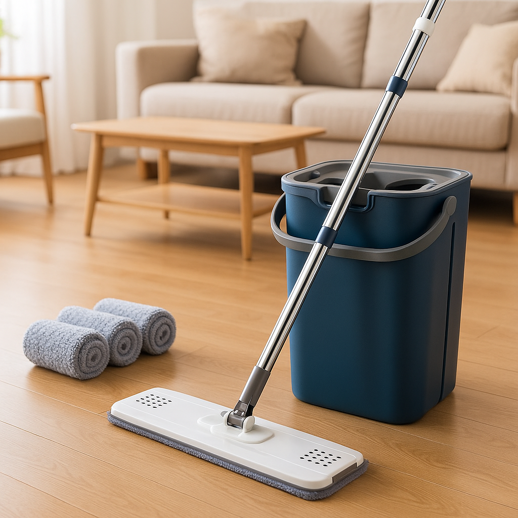 balais serpillière avec seau vertical nettoyage maison