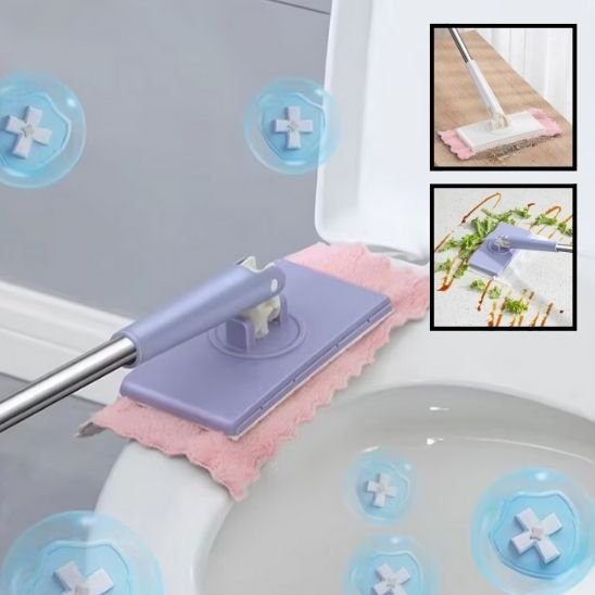 balai serpillère avec lingette jetable