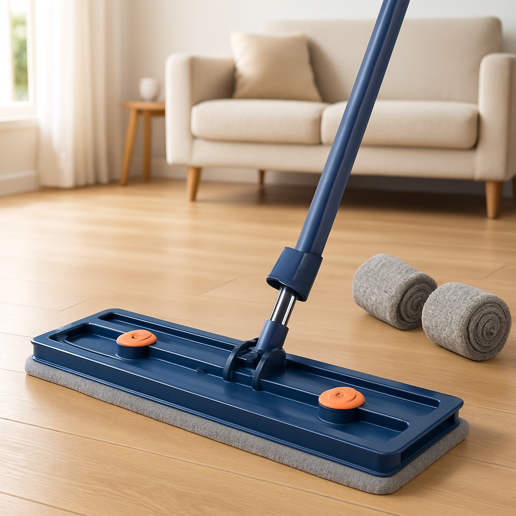 balai serpillière microfibre telescopique