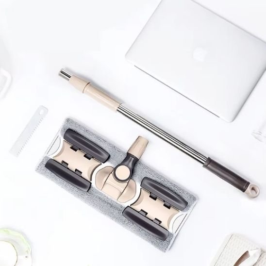 balai serpillière plate rotatif nettoyage sol