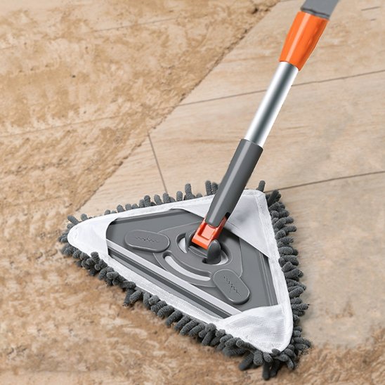 balai serpillière triangulaire nettoyage sol