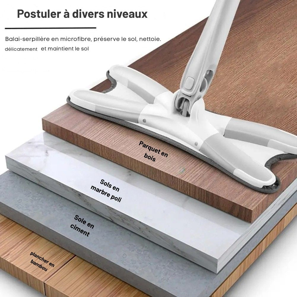 balais serpillère tête x pour tous types de sols