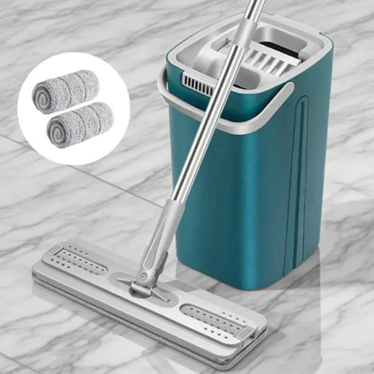 balais serpillière avec seau anti éclaboussures
