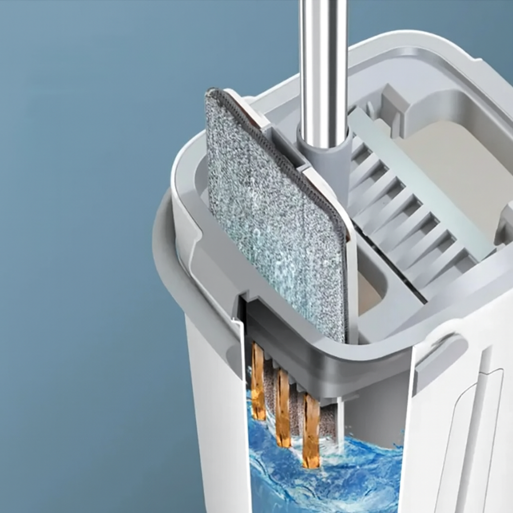 balais serpillière essorage double chambre