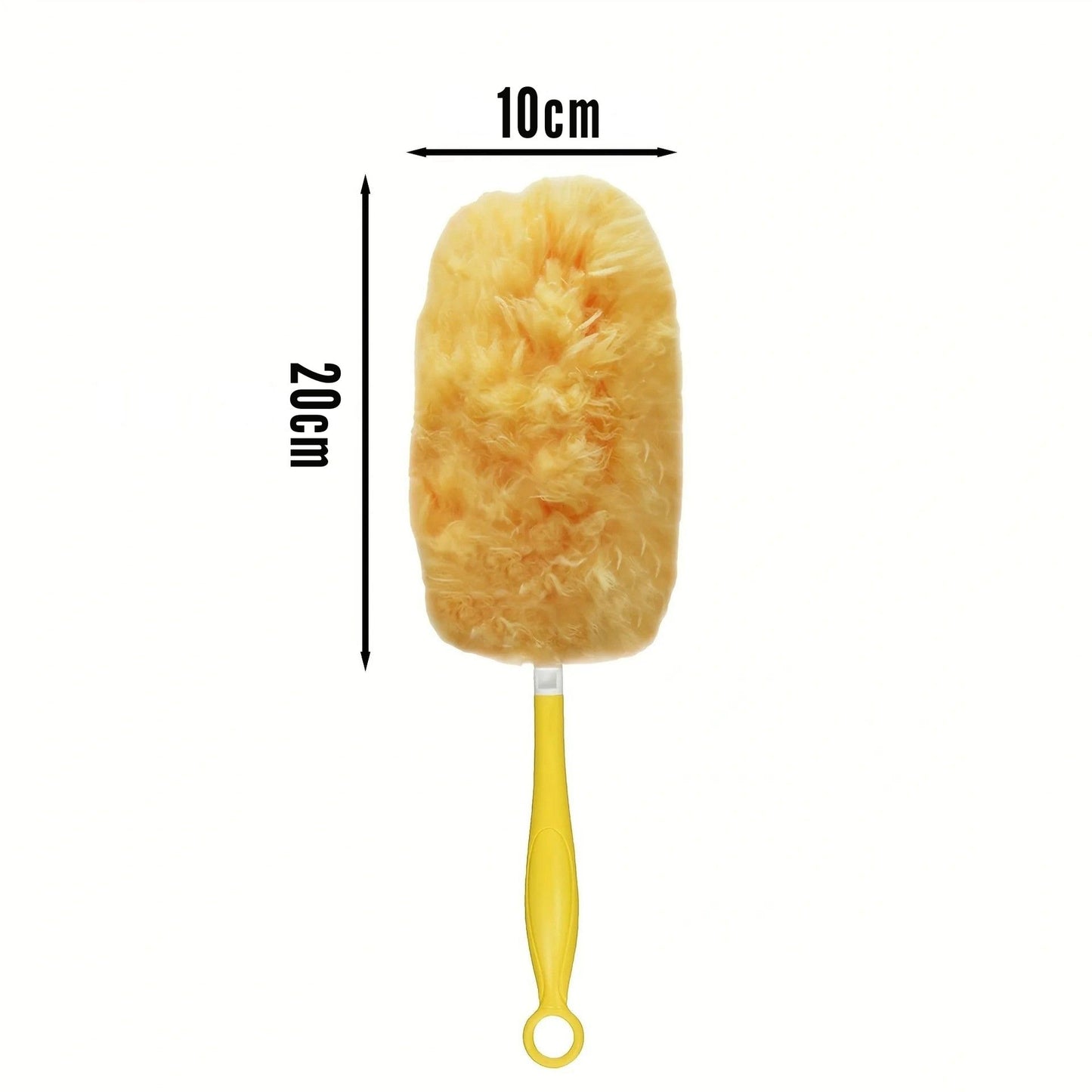 plumeau design modern jaune vif.