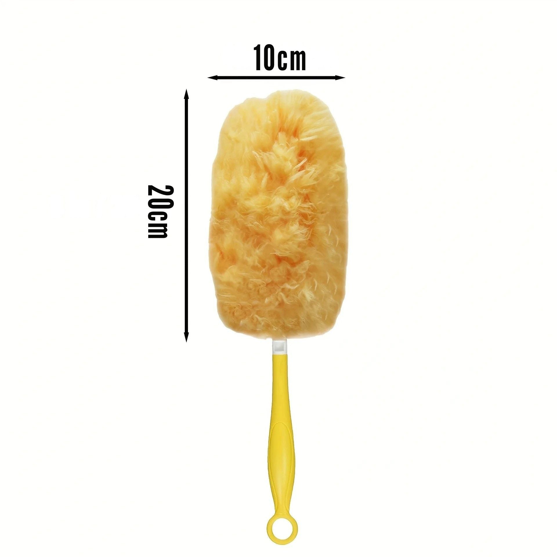 plumeau design modern jaune vif.