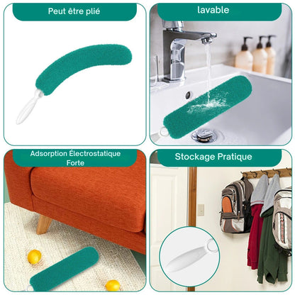 plumeau pratique pour canape et tapis.
