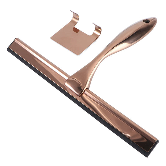 raclette a vitres luxe en acier inoxydable rose gold