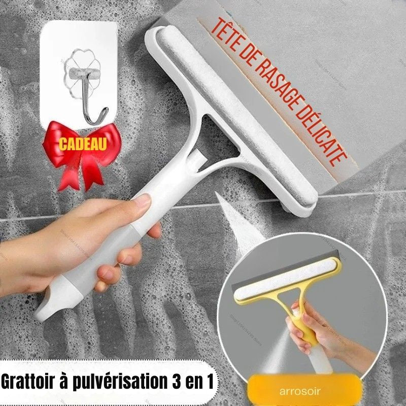 raclette a vitres sans trace pour vitres brillante