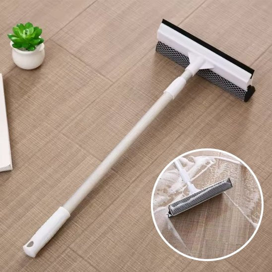 raclette vitre 2 en 1 brosse et raclette