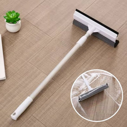 raclette vitre 2 en 1 brosse et raclette