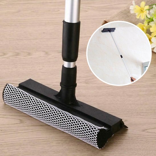 raclette vitre avec brosse integree pour savon