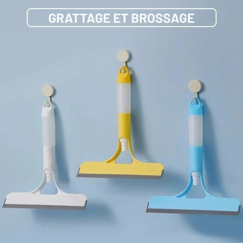 raclette vitre avec eponge integree pour frotter