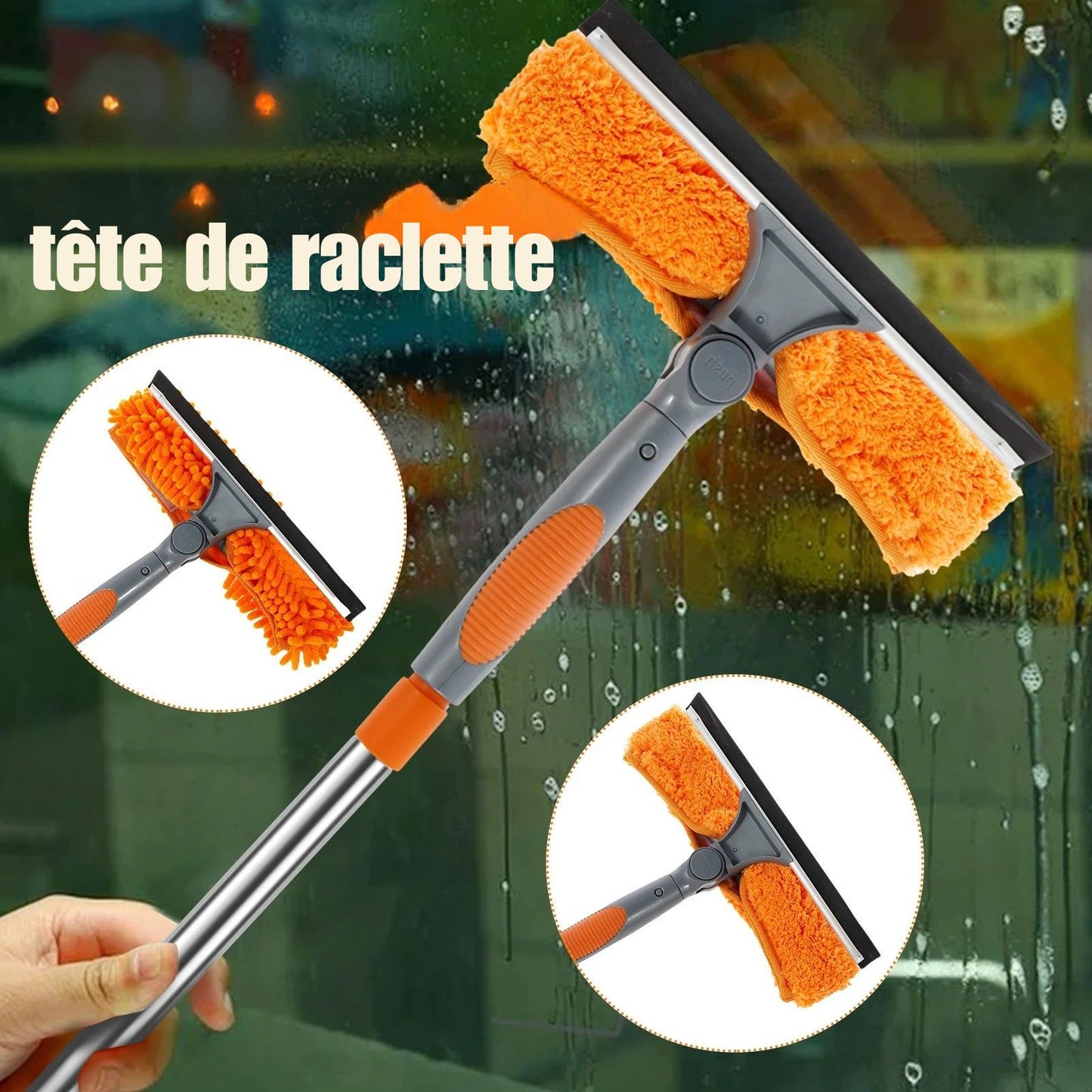 raclette vitre kit complet pour baies vitrees et miroirs