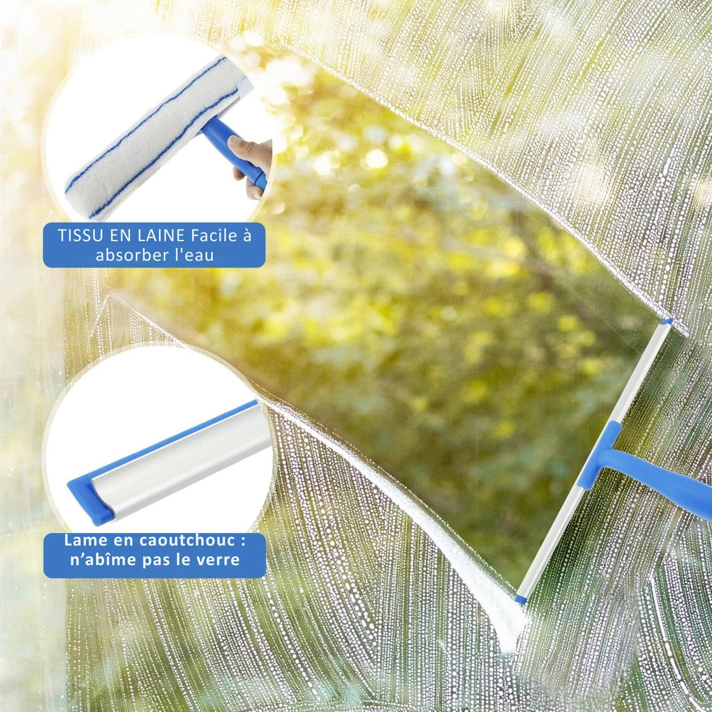 raclette vitre pack entretien complet baies vitrees et fenetres