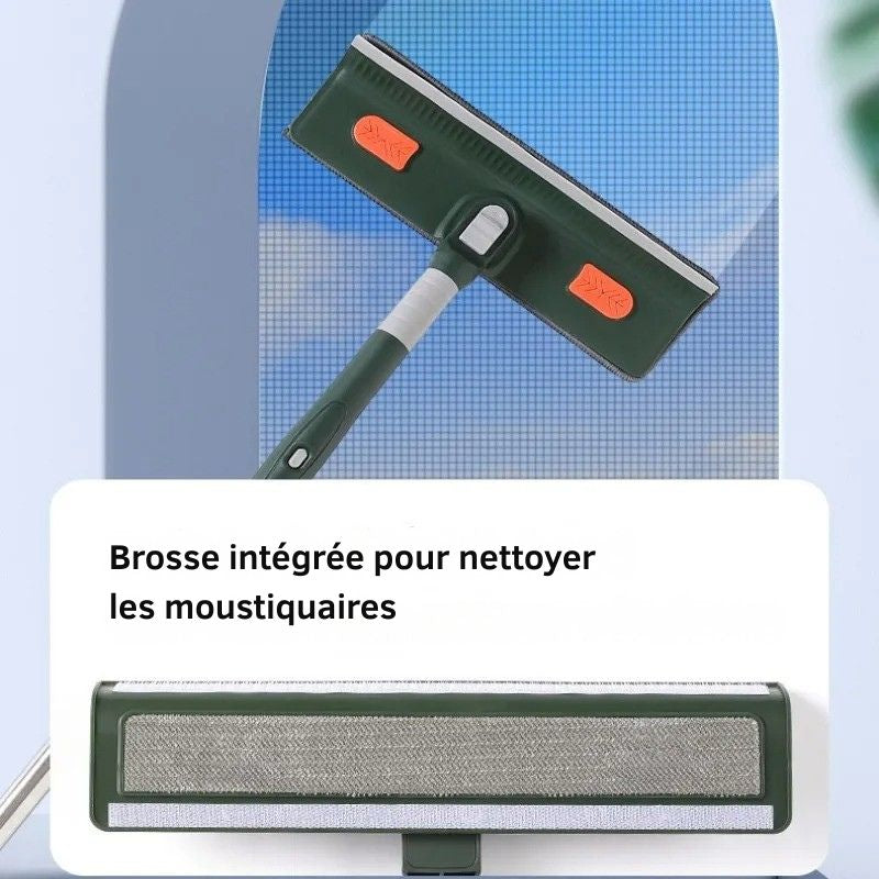 raclette vitre pour fenetre avec effet brillance