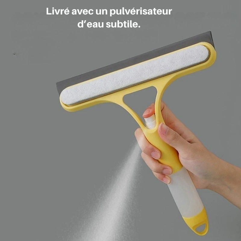 raclette vitre pour fenetre avec systeme de nettoyage complet