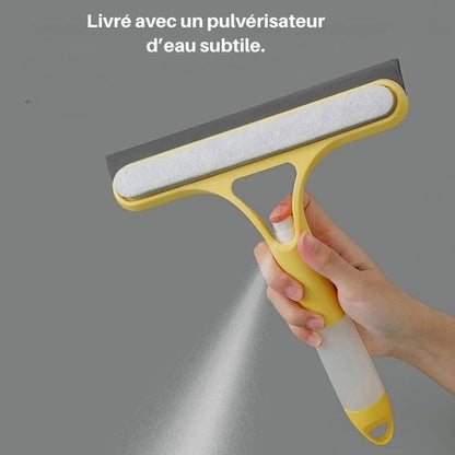 raclette vitre pour fenetre avec systeme de nettoyage complet